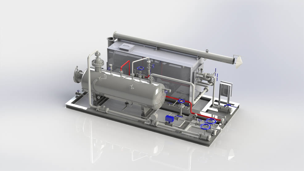Sulfur resistant heating separation metering pry (square) - Sulfur resistant heating metering pry