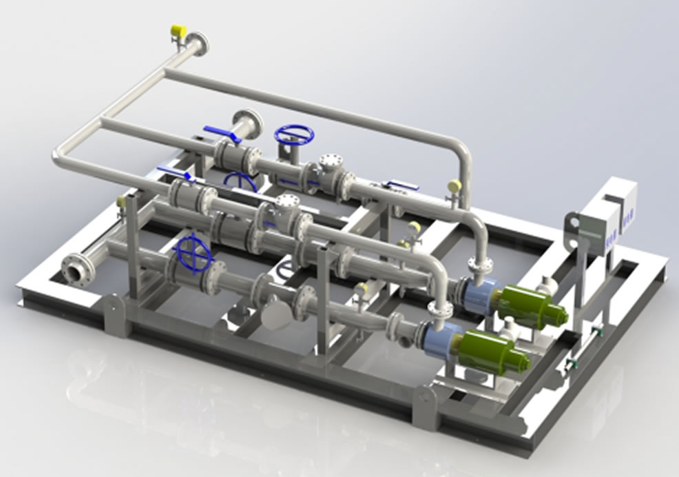 Pump valve pry
