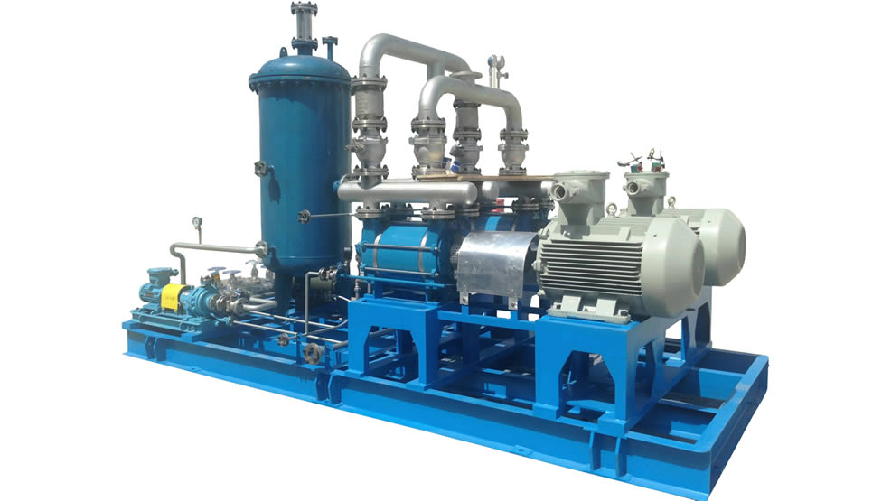Vacuum pump valve pry